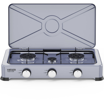 Haeger GC-03E.025A Triple Cook Trīsriņķu gāzes plītiņa