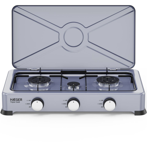 Haeger GC-03E.025A Triple Cook Trīsriņķu gāzes plītiņa