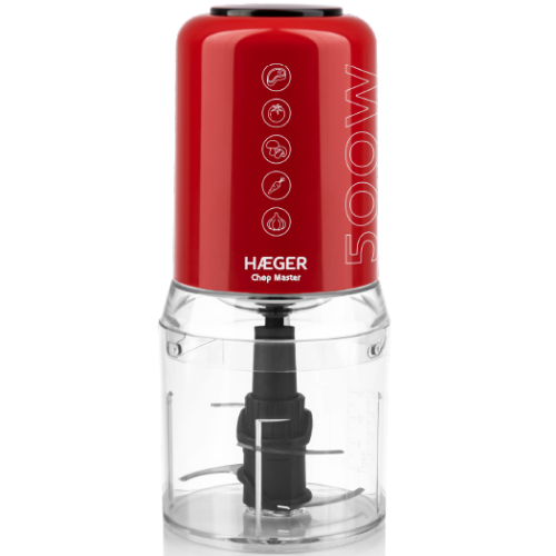 Haeger CH-50W.009A Chop Master Pārtikas smalcinātājs 0.5L 500W