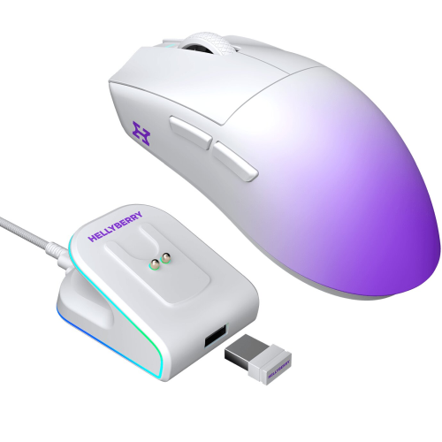 Hellyberry (Powered by Hator) HM47-WP PRO 26000 dpi Spēļu bezvadu datorpele