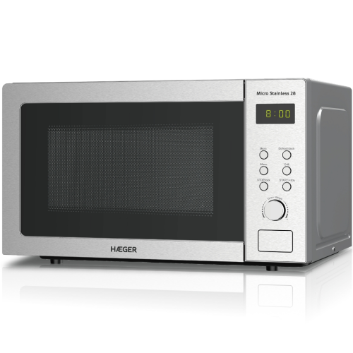 Haeger MW-90S.012A micro stainless 28 Mikroviļņu krāsnis 28L 1200W