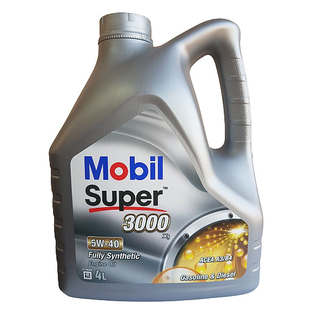 Mobil motoreļļa Super 3000 X1 5W-40, 4 L
