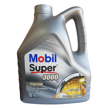Mobil motoreļļa Super 3000 X1 5W-40, 4 L