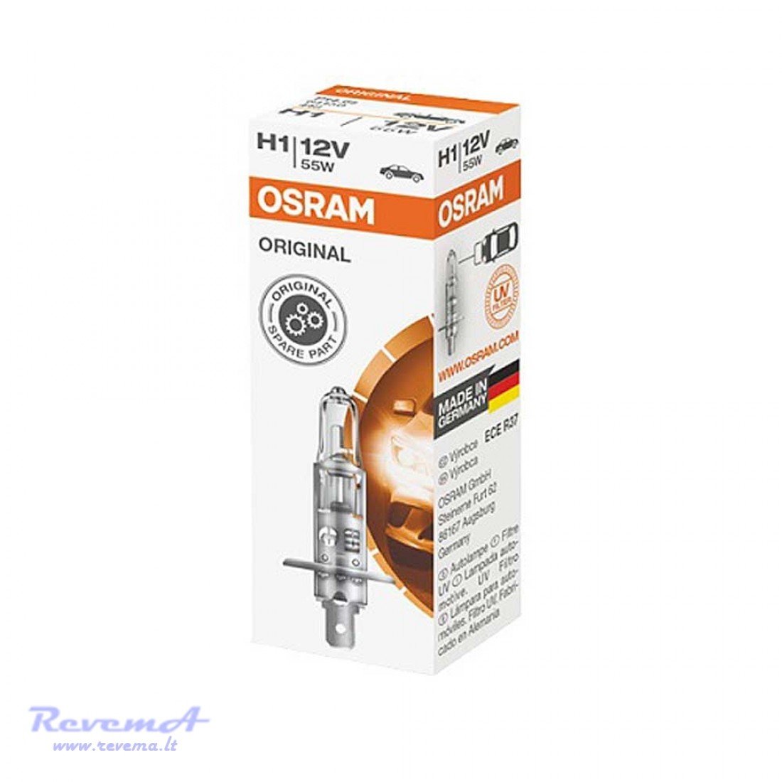 OSRAM auto spuldze H1 55 W 12 V