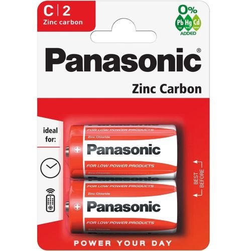 Panasonic R14-2BB (C) blistera iepakojumā 2 gab.