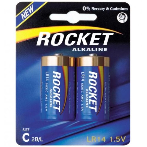 Rocket LR14-2BB (C) blistera iepakojumā 2 gab.