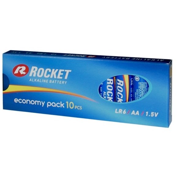 Rocket LR6-10BB (AA) ECO Pack blistera iepakojumā 10 gab.