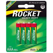 Rocket R03-4BB (AAA) blistera iepakojumā 4 gab.
