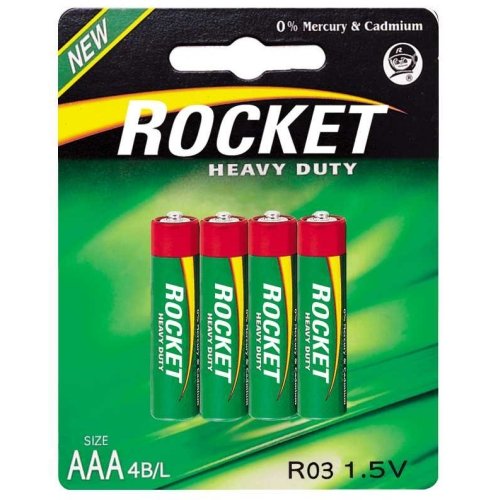 Rocket R03-4BB (AAA) blistera iepakojumā 4 gab.