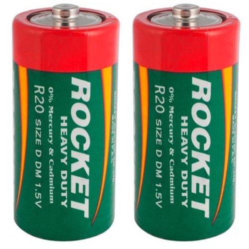 Rocket R20-2AA (D) celofāna iepakojumā 2 gab.