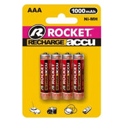 Rocket rechargeable HR03 1000 mAh blistera iepakojumā 4 gab.