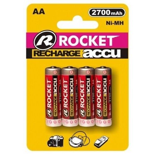 Rocket rechargeable HR6 2700 mAh blistera iepakojumā 4 gab.