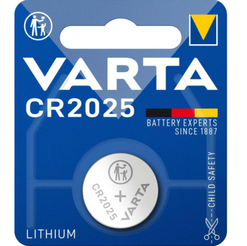 Varta CR2025-1BB blistera iepakojumā 1 gab.