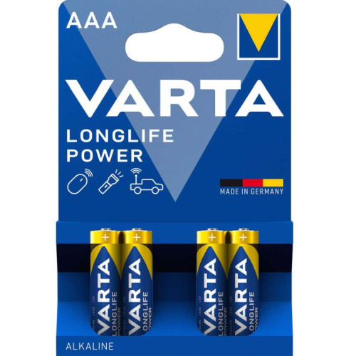 Varta LR03-4BB Longlife Power 4903 AAA (LR03) blistera iepakojumā 4 gab.
