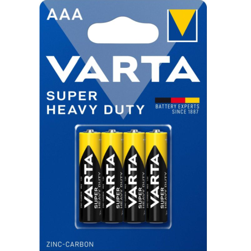Varta R03-4BB Super Heavy Duty 2003 (AAA) blistera iepakojumā 4 gab.