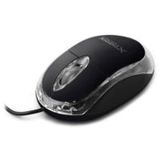 Extreme XM102K 1000 dpi Optiskā datorpele, melnā krāsā