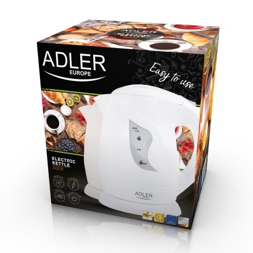 Adler tējkanna plastmasas 1,0 L