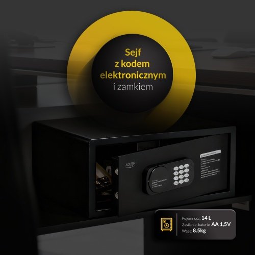 Elektroniskais seifs ar motorizētu slēdzeni