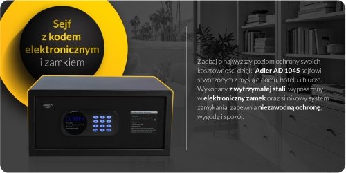 Elektroniskais seifs ar motorizētu slēdzeni