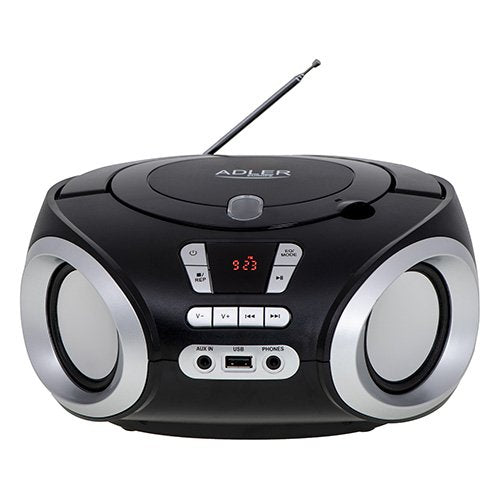 CD-MP3 boombox | USB | FM radio | AUX | Austiņu ligzda