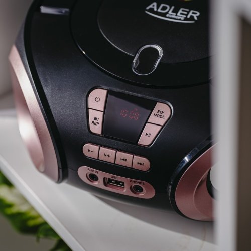 CD-MP3 boombox | USB | FM radio | AUX | Austiņu ligzda