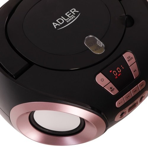CD-MP3 boombox | USB | FM radio | AUX | Austiņu ligzda