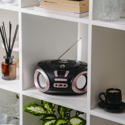 CD-MP3 boombox | USB | FM radio | AUX | Austiņu ligzda