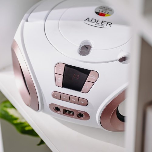 CD-MP3 boombox | USB | FM radio | AUX | Austiņu ligzda