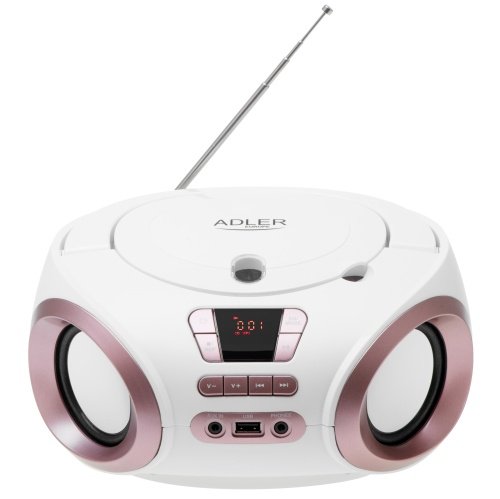 CD-MP3 boombox | USB | FM radio | AUX | Austiņu ligzda