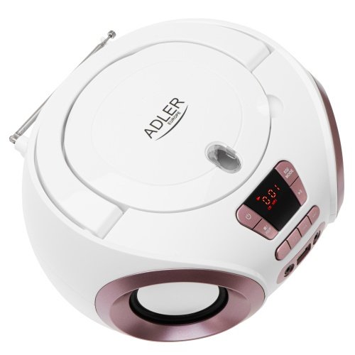 CD-MP3 boombox | USB | FM radio | AUX | Austiņu ligzda
