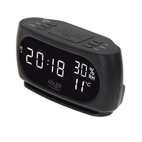Adler termometrs LED pulkstenis