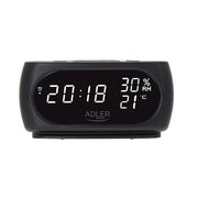 Adler termometrs LED pulkstenis