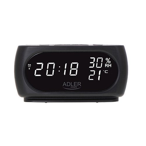 Adler termometrs LED pulkstenis