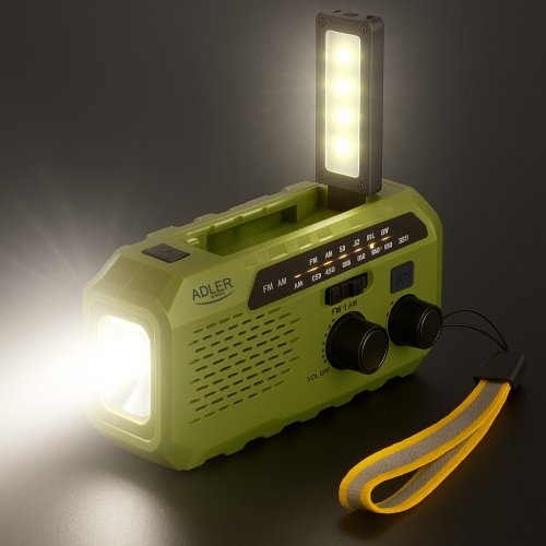 Ar kloķa piedziņu darbināms radio