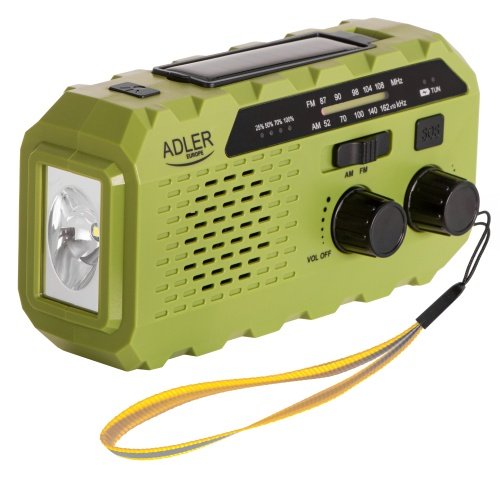 Ar kloķa piedziņu darbināms radio