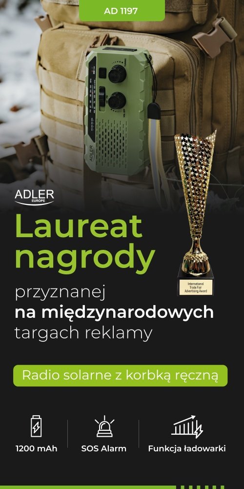 Ar kloķa piedziņu darbināms radio