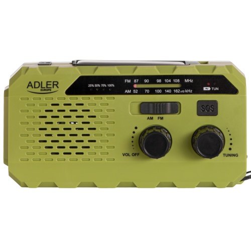 Ar kloķa piedziņu darbināms radio