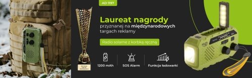 Ar kloķa piedziņu darbināms radio
