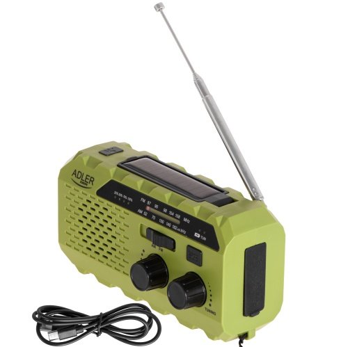 Ar kloķa piedziņu darbināms radio