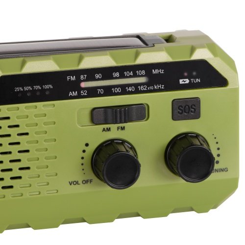 Ar kloķa piedziņu darbināms radio
