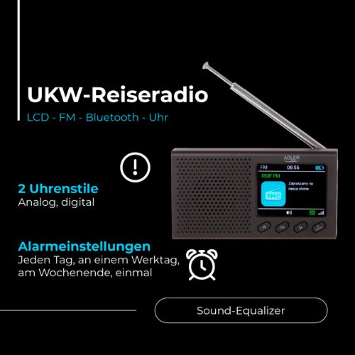 FM ceļojumu radio AD 1198