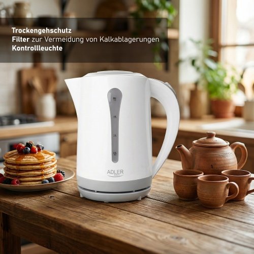 Adler tējkanna plastmasas 2,5 L