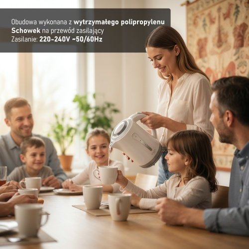 Adler tējkanna plastmasas 2,5 L