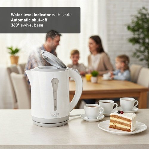 Adler tējkanna plastmasas 2,5 L