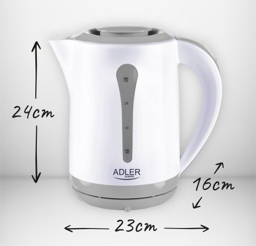 Adler tējkanna plastmasas 2,5 L