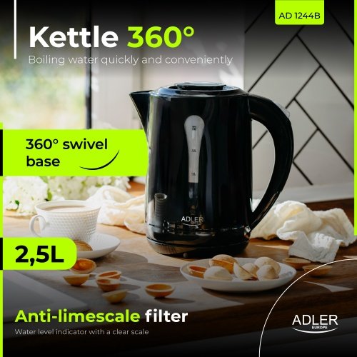 Adler tējkanna plastmasas 2,5 L