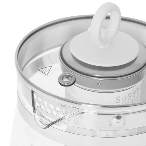 Tējkanna stikla 1,5 l - ar temperatūras vadība un tea infuser