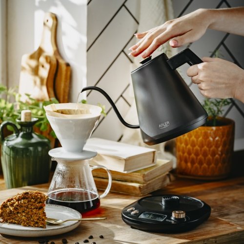 Adler elektriskā tējkanna ar garu snīpi 1,0 l