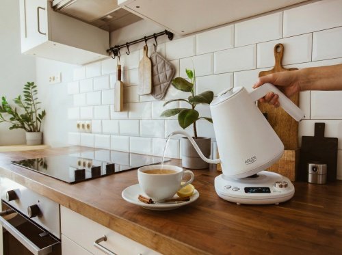 Adler elektriskā tējkanna ar garu snīpi 1,0 l