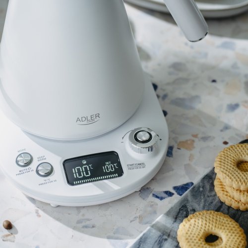Adler elektriskā tējkanna ar garu snīpi 1,0 l